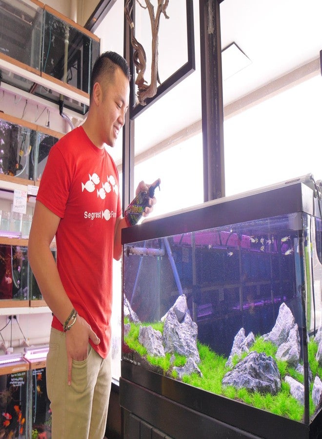 NilocG Aquatics Thrive Planted Aquarium Fertilizer -All in One Planted Tank Liquid Fertilizers - Micro & Macro Nutrient Rich Food for Aquatic Plants - Highly Concentrated for 2500 Gallons of Water - Handy Pump Bottle - Image 2